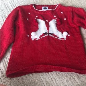 Ice skates sweater